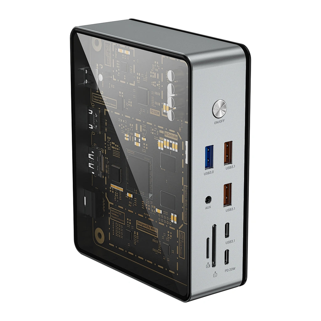 WiWU W1601 16 in 1 - Type C hub Laptop Adapter usb c to PD100W HDMI Card reader