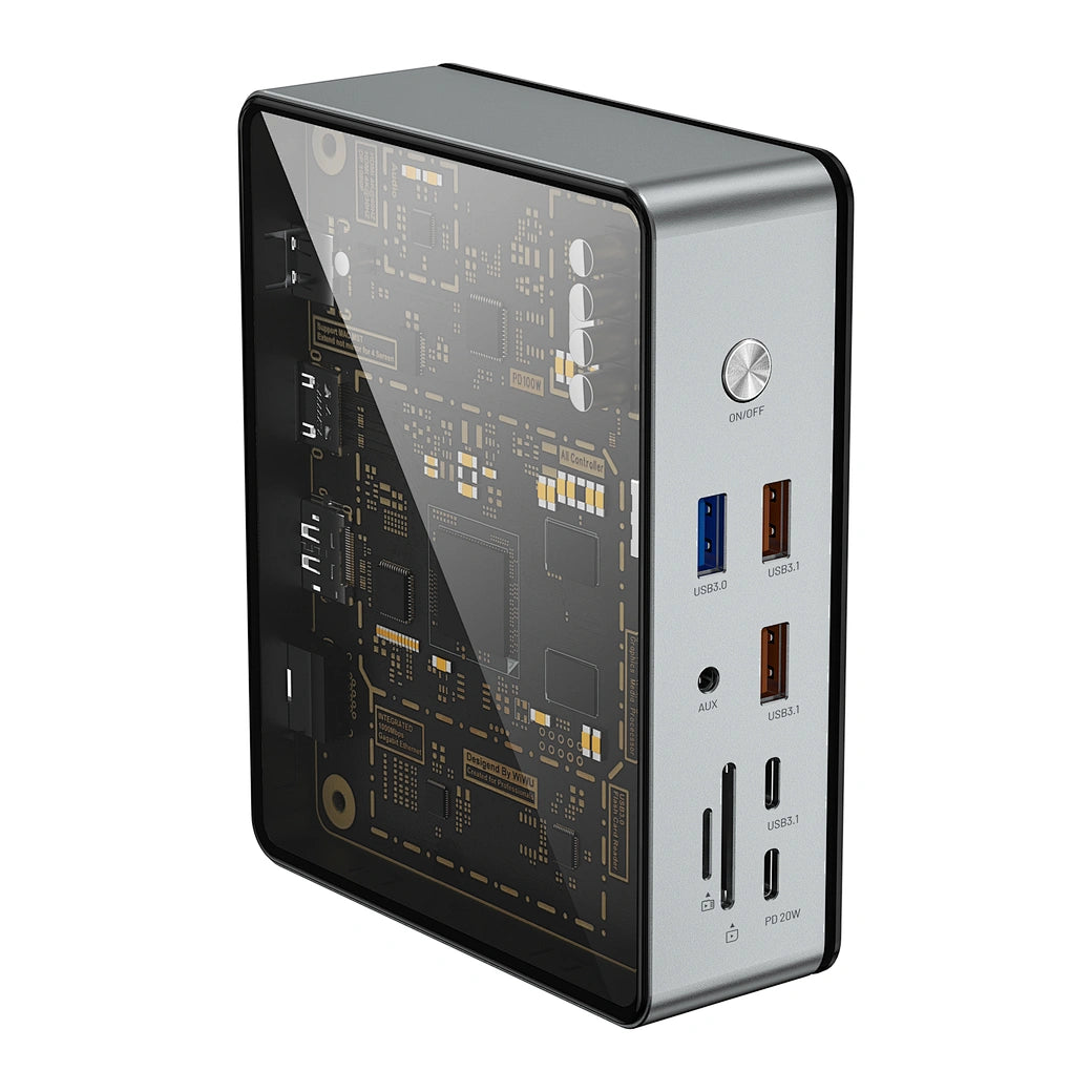 WiWU W1601 16 in 1 - Type C hub Laptop Adapter usb c to PD100W HDMI Card reader