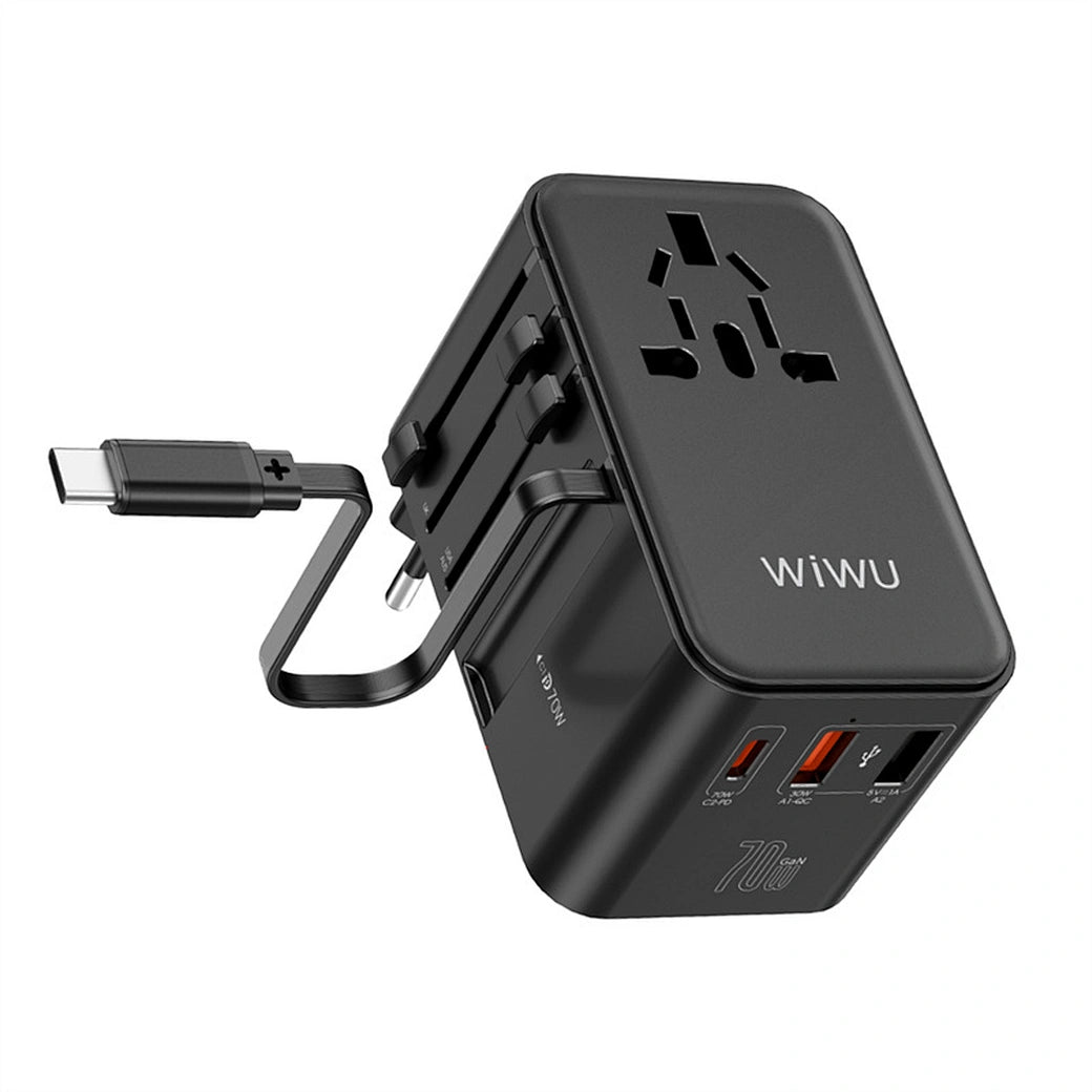 WiWU UA004 - 70W GaN Charger Travel