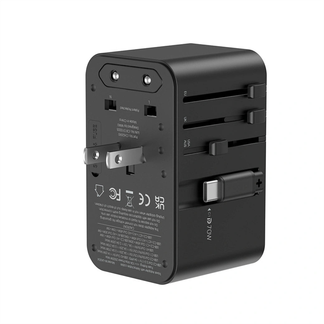 WiWU UA004 - 70W GaN Charger Travel