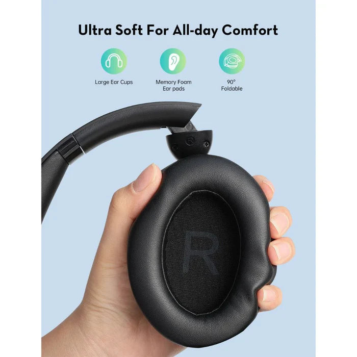 RAVPower BH1019 - Quiet Comfort Over-Ear Wireless Stereo Headphones