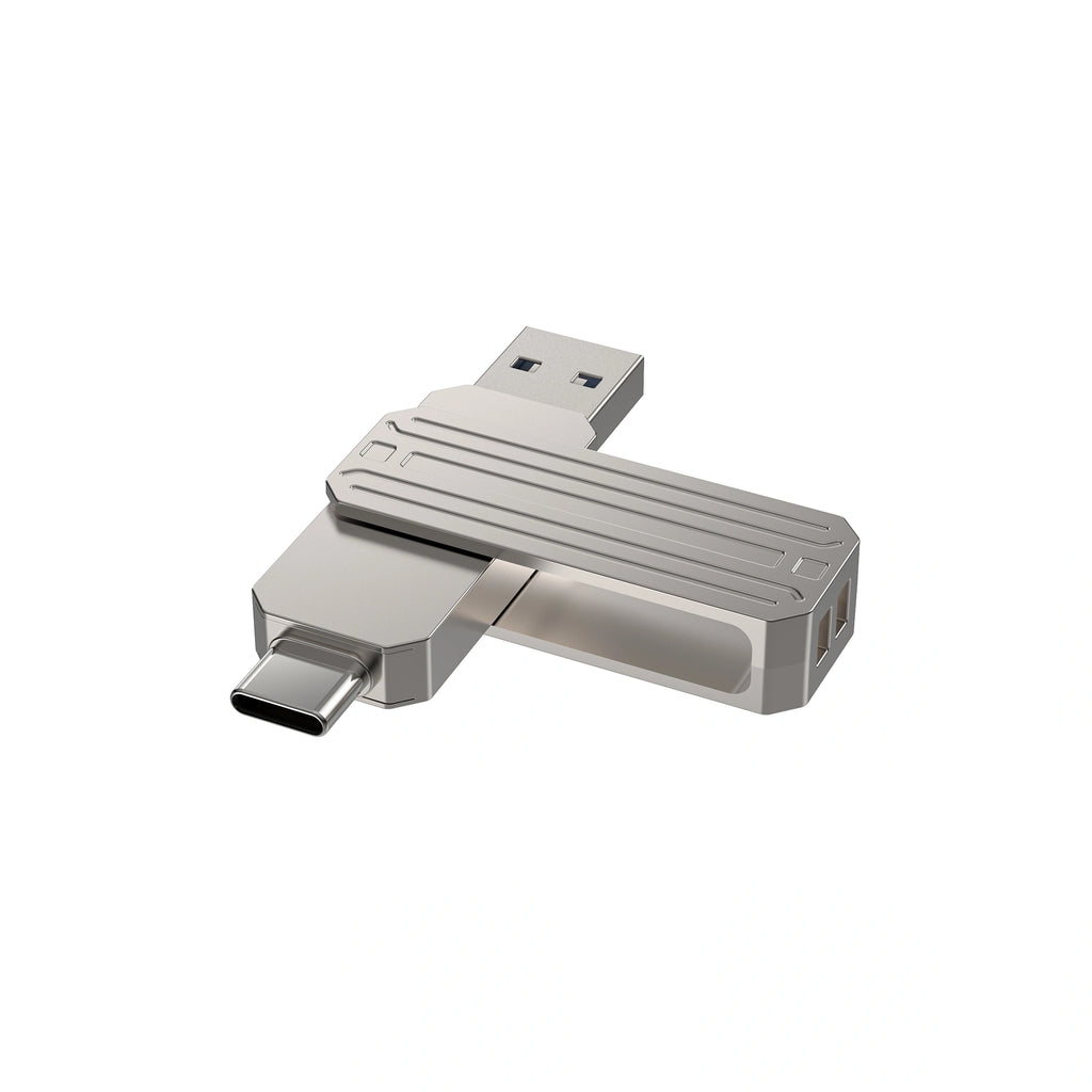 WiWU FD003 - 2-IN-1 Portable Zinc Alloy USB3.2 512GB