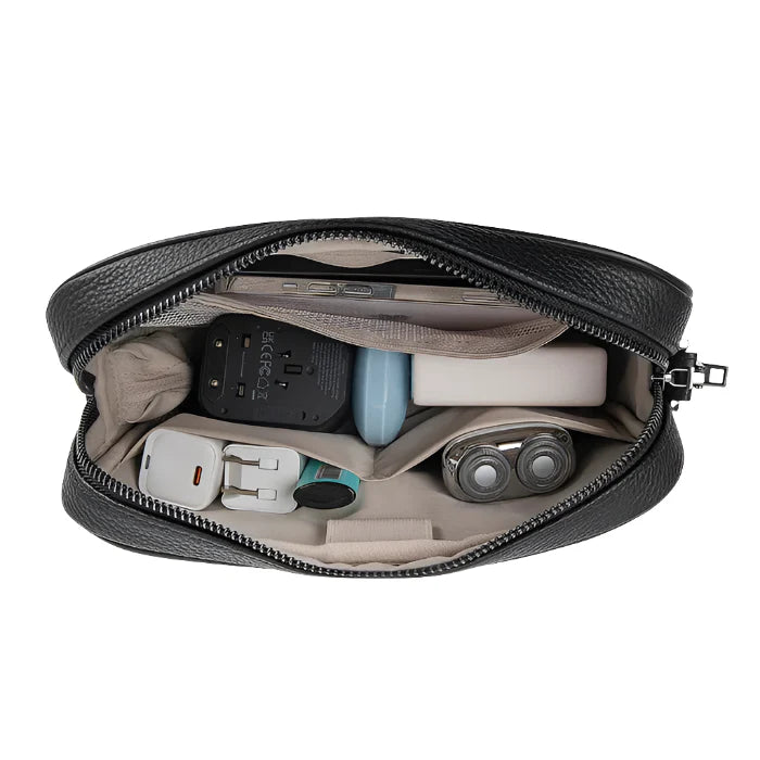 WiWU Master - Genuine Leather Fingerprint Lock Pouch