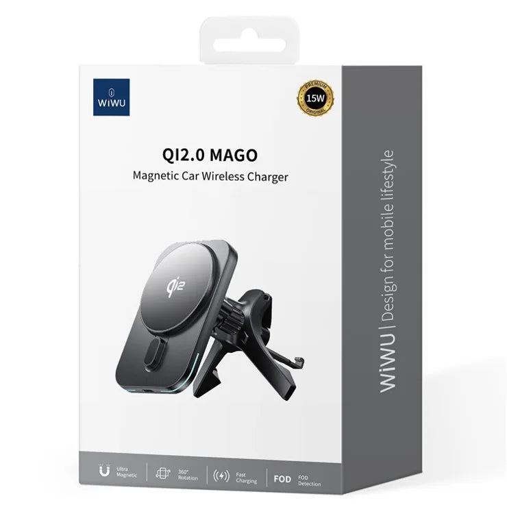 WiWU CH-323 - Qi2.0 MAGO MagSafe Wireless Car Charger