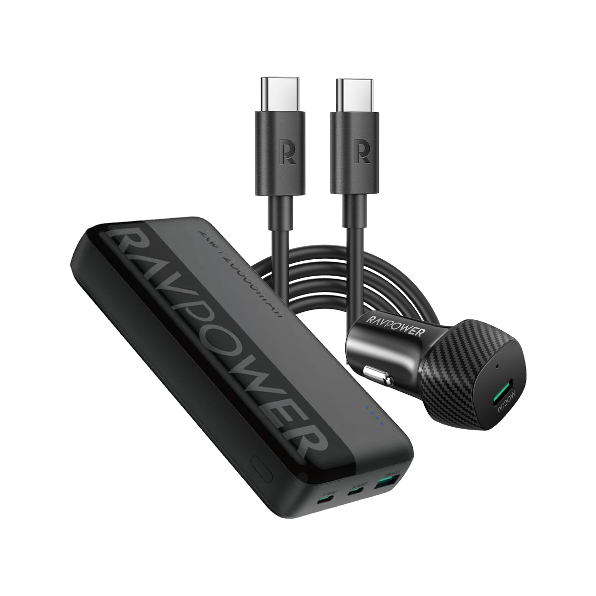 RAVPower RP-VC1015 - Car Charger Combo