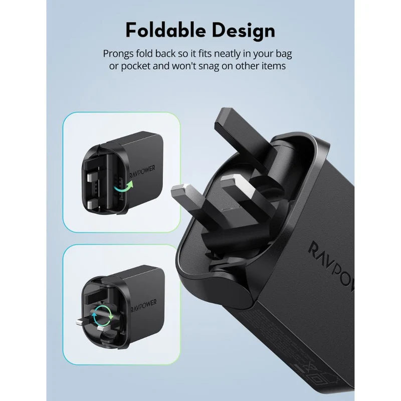 RAVPower PC1082 - PD Pioneer 35W 1-Port Wall Charger GaN 5.0