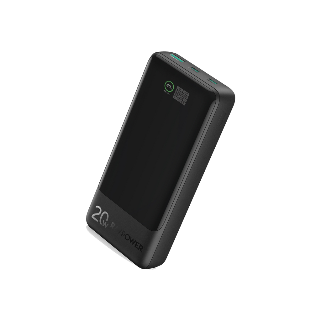 RAVPower PB1238 - 20,000mAh PD Pioneer 20W 3 Ports Power Bank