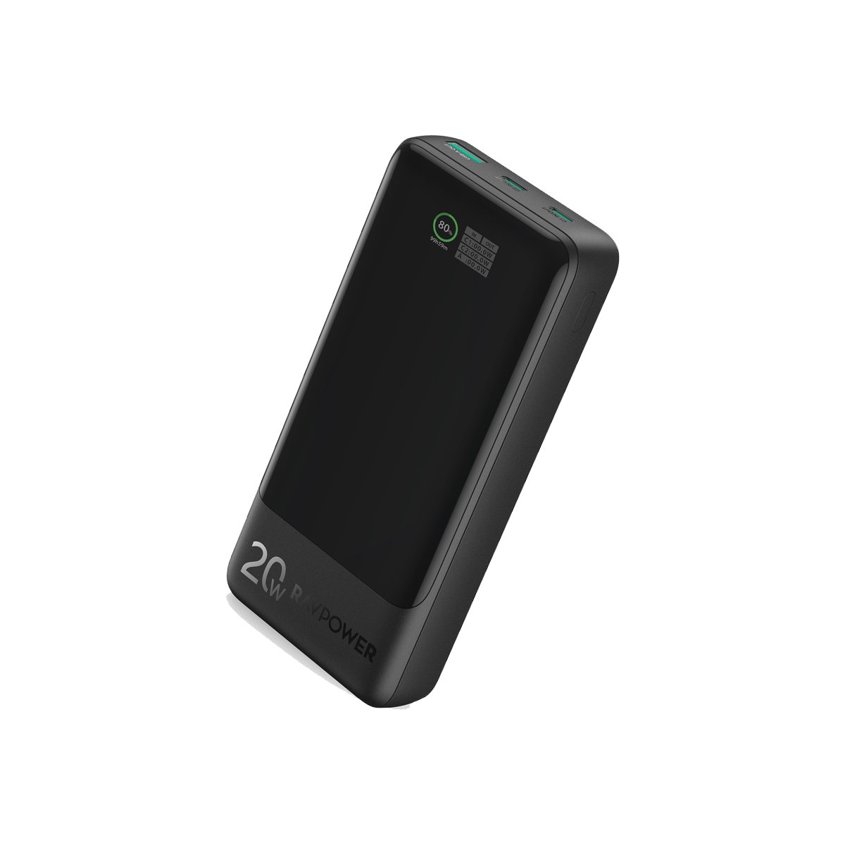 RAVPower PB1238 - 20,000mAh PD Pioneer 20W 3 Ports Power Bank