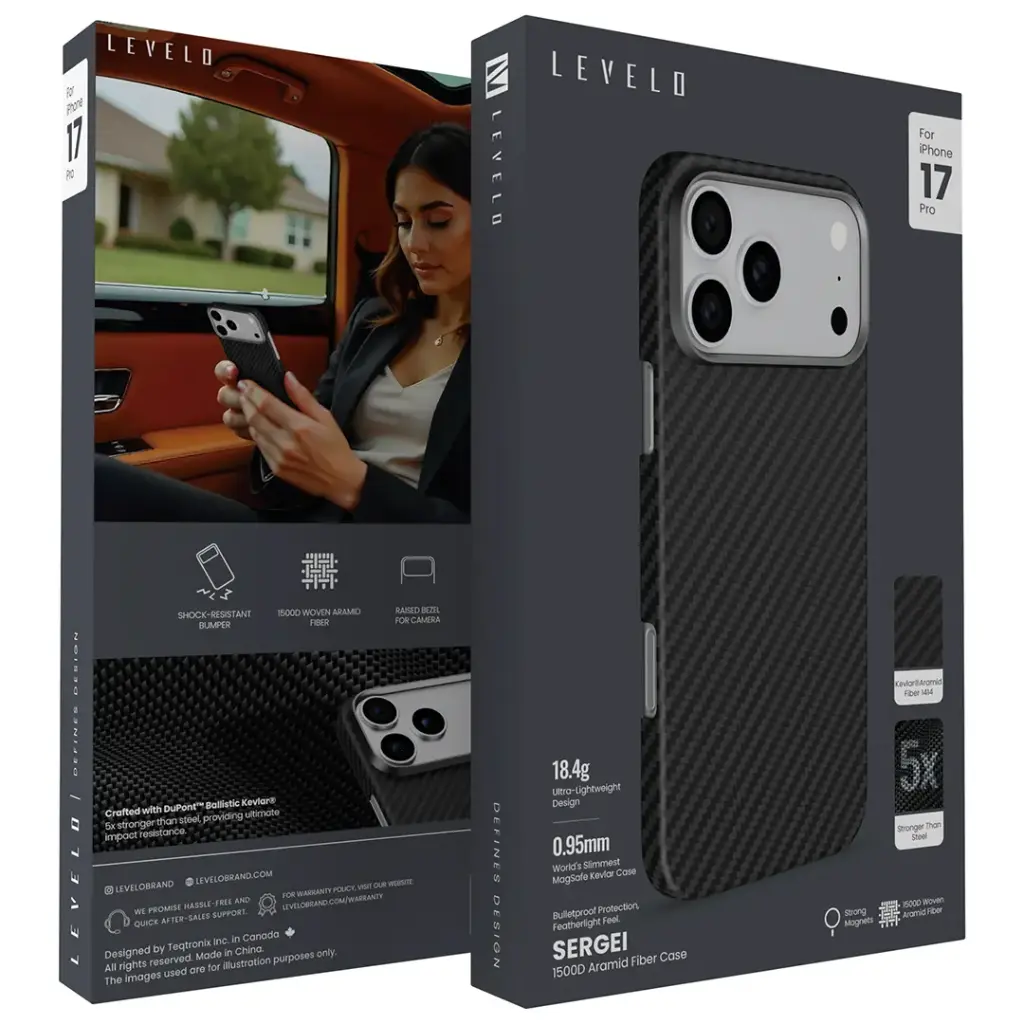 1500D Aramid Fiber Case for iPhone 17 Pro Max