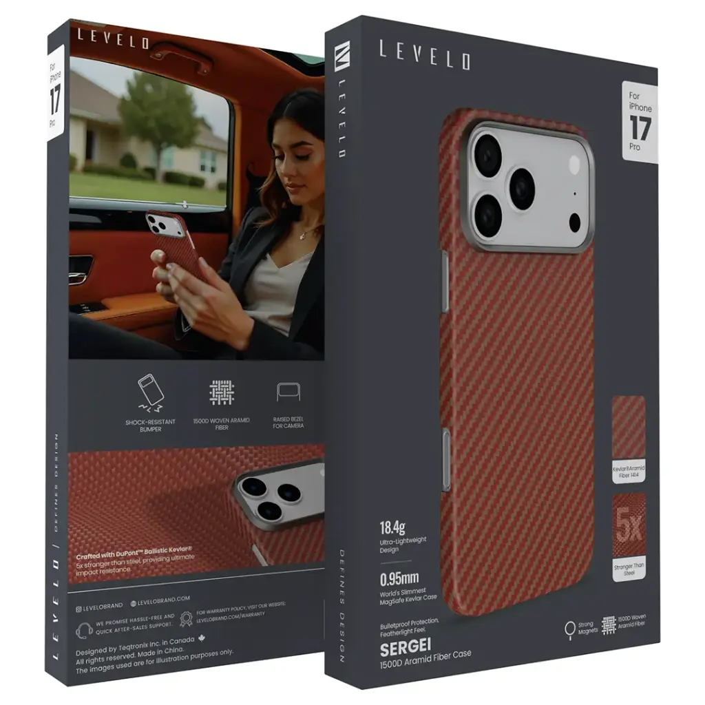 1500D Aramid Fiber Case for iPhone 17 Pro Max